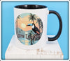 Lure Lagoon Toucan Logo Black Handle Mug