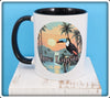 Lure Lagoon Toucan Logo Black Handle Mug