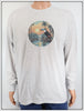 Lure Lagoon Toucan Logo Ash Gray Long Sleeve Shirt