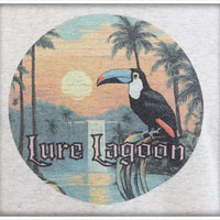 Lure Lagoon Toucan Logo Ash Gray Long Sleeve Shirt