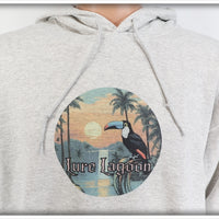 Lure Lagoon Toucan Logo Ash Gray Pullover Hoodie