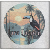 Lure Lagoon Toucan Logo Ash Gray Pullover Hoodie