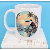 Lure Lagoon Toucan Logo White Mug