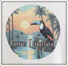 Lure Lagoon Toucan Logo Crisp White Long Sleeve Shirt