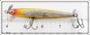 Heddon Yellow & Silver Wood Surface Cobra