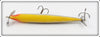 Heddon Yellow & Silver Wood Surface Cobra