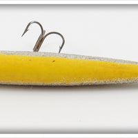 Heddon Yellow & Silver Wood Surface Cobra