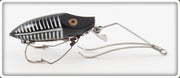 Vintage Heddon Black Shore No Snag River Runt Lure