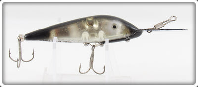 Vintage Heddon Black & Silver Tiger Lure