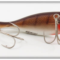 Vintage Heddon Bronze White Brown Prowler Lure