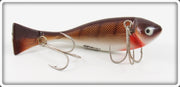 Vintage Heddon Bronze White Brown Prowler Lure