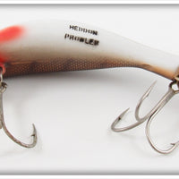 Heddon Bronze White Brown Prowler