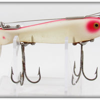 Vintage Heddon Red & White Dowagiac Spook Lure