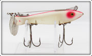 Vintage Heddon Red & White Dowagiac Spook Lure