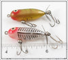 Heddon Perch & Silver Shore Tiny Torpedo Pair