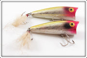 Vintage Rebel Chrome & Yellow Pop R Lure Pair