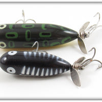 Heddon Bullfrog Baby Torpedo & Black Shore Tiny Torpedo Pair