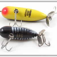 Heddon Bullfrog Baby Torpedo & Black Shore Tiny Torpedo Pair