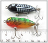 Heddon Natural Sunfish & Black Shore Tiny Torpedo Pair