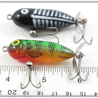 Heddon Natural Sunfish & Black Shore Tiny Torpedo Pair