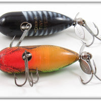 Heddon Natural Sunfish & Black Shore Tiny Torpedo Pair