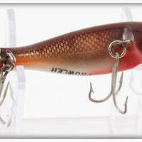 Vintage Heddon Bronze White Brown Prowler Lure