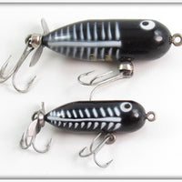 Heddon Black Shore Tiny Torpedo & Teeny Torpedo Lure Pair