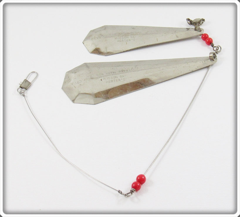 Vintage Hudson Bay Herter's Trolling Spoon Pair