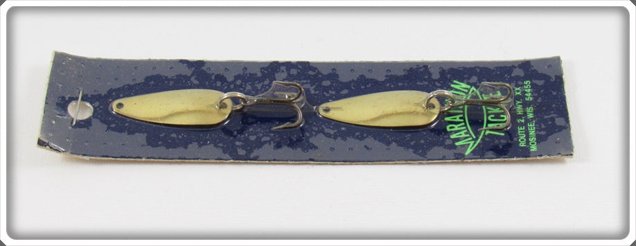 Vintage Marathon Tackle Spoon Pair On Card