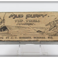 Vintage C.C. Roberts Mud Puppy Empty Lure Box 