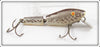 L&S Bait Co Brown & Silver Scale Opaque Eyes Bass Master Lure