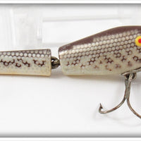 L&S Bait Co Brown & Silver Scale Opaque Eyes Bass Master Lure