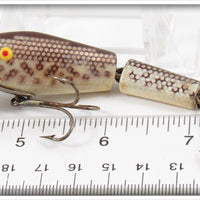 L&S Bait Co Brown & Silver Scale Opaque Eyes Bass Master