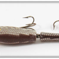 L&S Bait Co Brown & Silver Scale Opaque Eyes Bass Master