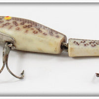 L&S Bait Co Brown & Silver Scale Opaque Eyes Bass Master
