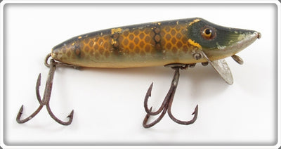 Vintage Heddon Pike Scale Baby Vamp Lure