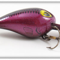 Vintage Cordell Purple & Black Wiggle O Lure