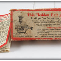 Heddon Red Head White No Snag River Runt Empty Lure Box