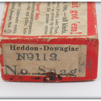 Heddon Red Head White No Snag River Runt Empty Box