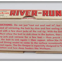 Heddon Red Head White River Runt In Box