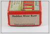 Heddon Red Head White River Runt In Box