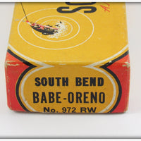 South Bend Red Arrowhead White Babe Oreno In Box