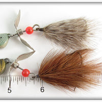 Heddon Shad & Pike Scale Saint Spinner Pair