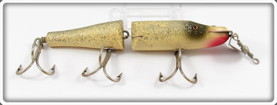 Vintage Creek Chub Silver Flash Jointed Husky Pikie Lure