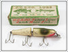 Vintage Creek Chub Silver Flash Jointed Pikie Lure In Unmarked Box