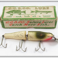 Vintage Creek Chub Silver Flash Jointed Pikie Lure In Unmarked Box