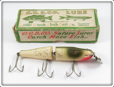 Vintage Creek Chub Silver Flash Jointed Pikie Lure In Unmarked Box