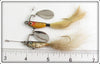 Heddon Perch & Silver Flitter Spin Fin Pair