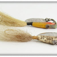 Heddon Perch & Silver Flitter Spin Fin Pair