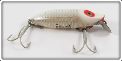 Vintage Heddon Red & White Shore Early River Runt Lure